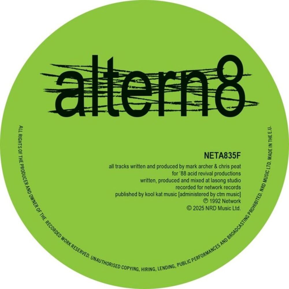 Altern 8 - Frequency (2025 Remixes)  12-INCH SINGLE